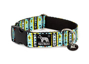 Ajo Buckle Dog Collar with geometric pattern