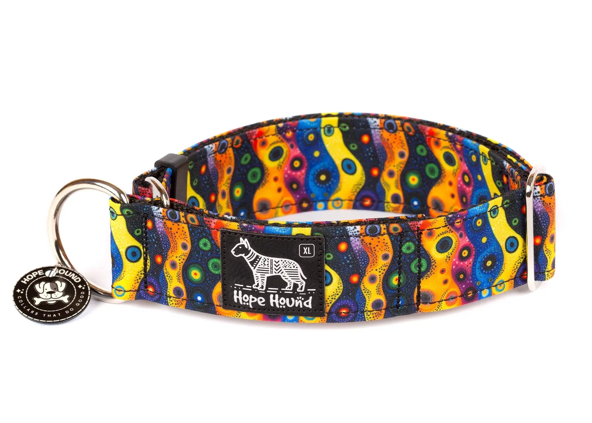 Hope Hound limited slip waterproof Colourful dog collar