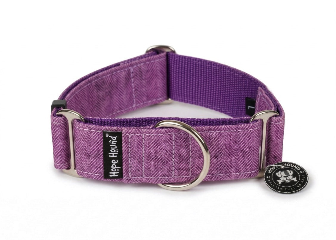 Purple Hatch - Martingale Collar